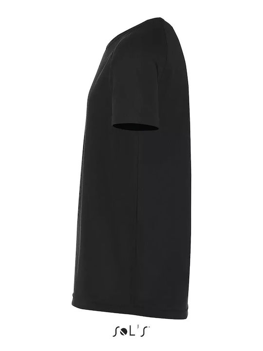 Kids' T-shirt Black Sporty