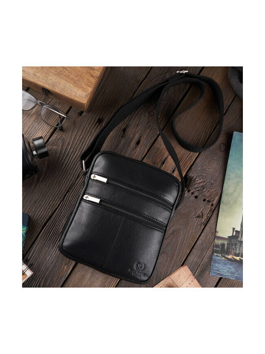 Leather Men's Bag Shoulder / Crossbody Black