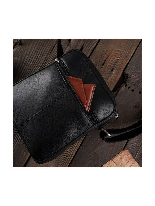 Leather Men's Bag Shoulder / Crossbody Black