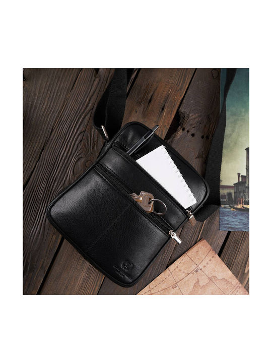 Leather Men's Bag Shoulder / Crossbody Black