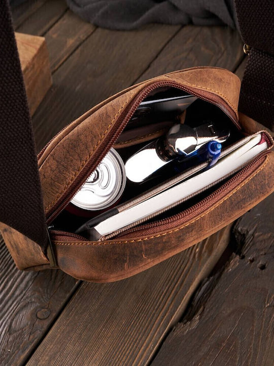 Piele Geantă pentru bărbați De umăr / tip crossbody Bej