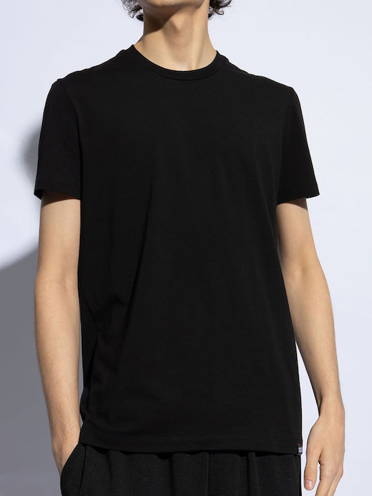 Dsquared2 T-shirt Bărbătesc cu Mânecă Scurtă BLACK