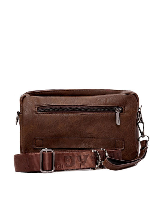 Herren Schulter / Crossbody Tasche Braun