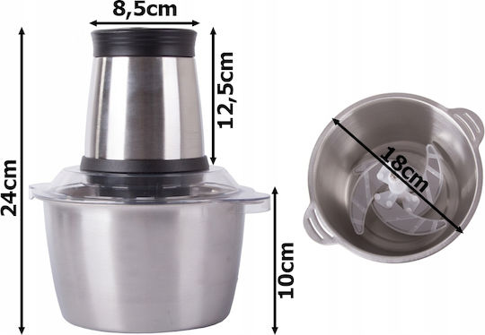 Multi Chopper 200W with 500ml Inox Container