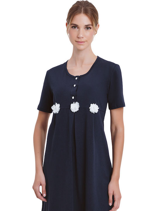 Odyssey Лятна Дамска Нощница Dark Blue