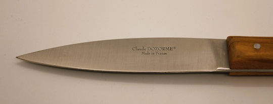 Claude Dozorme Olive Wood Cuțite de filetat din Oțel Inoxidabil 10.5cm 6buc