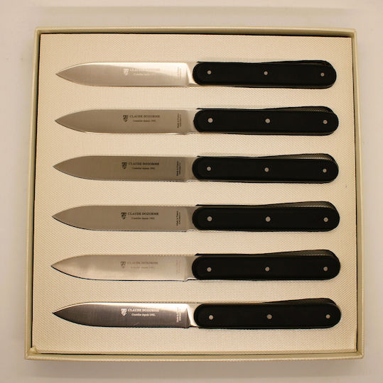 Claude Dozorme Cuțite de filetat din Oțel Inoxidabil 11cm 6buc