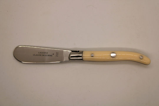 Laguiole Ivory Knife Set with Stainless Steel Base