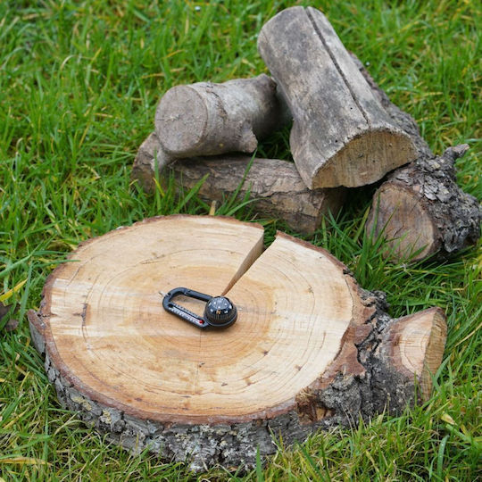 Fosco Carabiner Compass Thermometer