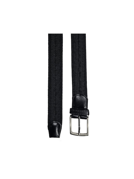 Mcan Men's Knitted Elastic Belt Black