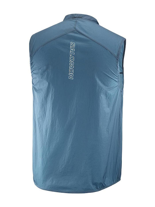 Sense Aero Wind Ärmellos Jacke Wasserdicht und Winddicht Blau