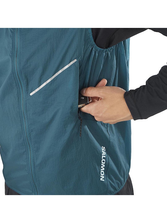Sense Aero Wind Ärmellos Jacke Wasserdicht und Winddicht Blau
