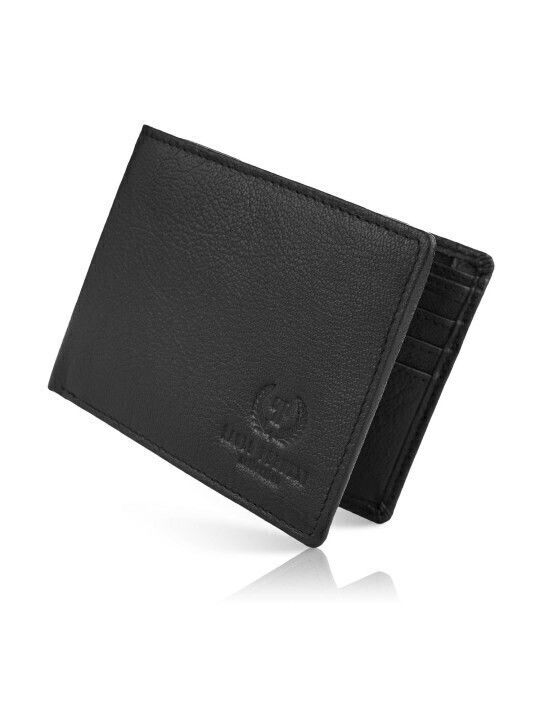 Кожено Мъжки Портфейл с RFID Черен