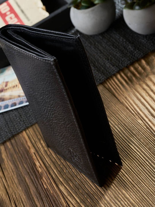 Portofel bărbătesc Clasice cu RFID Negru
