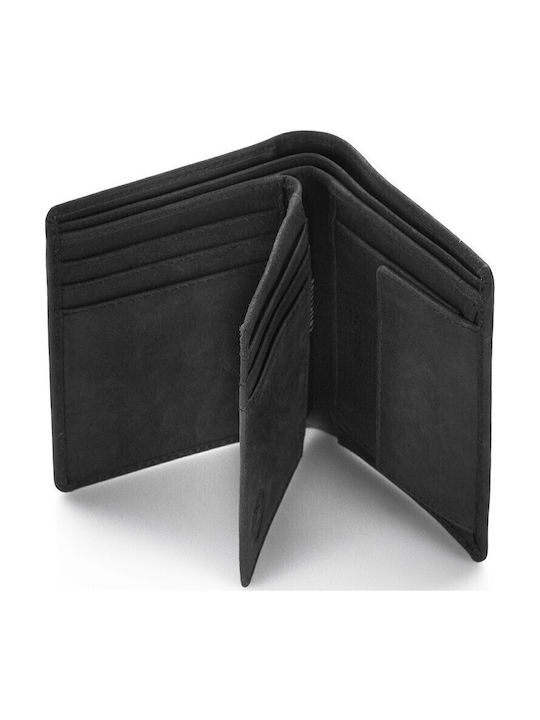 Leather Men's Wallet Classic with RFID Blue