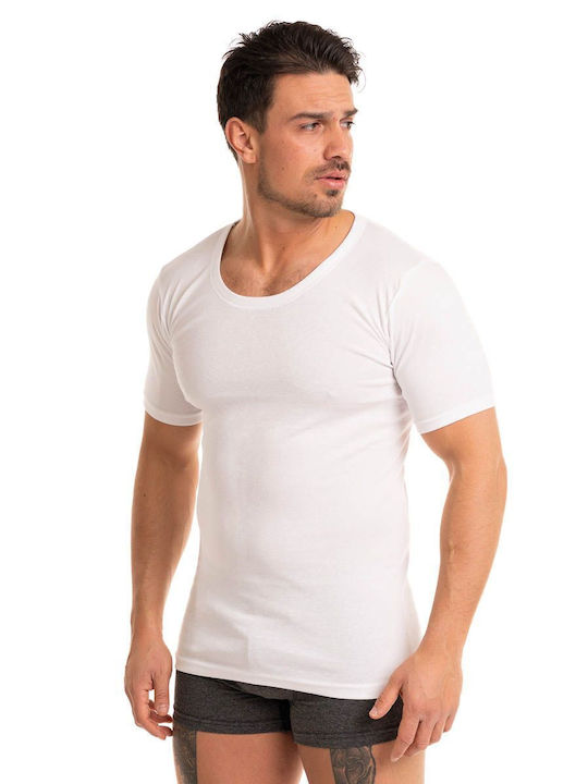 Giorgio Men's Undershirt Short-sleeved White