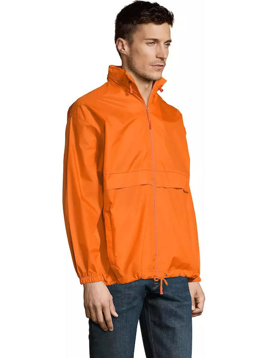 Surf Jacket Waterproof and Windproof Orange