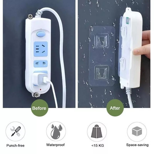 Set 5 dispozitive adezive de agățat dispozitive de agățat 5.7 Cm Transparent Oferte originale