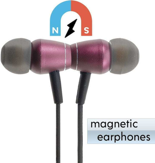 Ακουστικά Ψείρες In Ear Headset Az-27 Ροζ