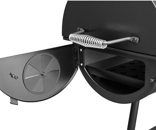 Thermogatz KRV-SMOKER 18 Holzkohlegrill mit Deckel und Räuchergerät 68cmx41.5cm