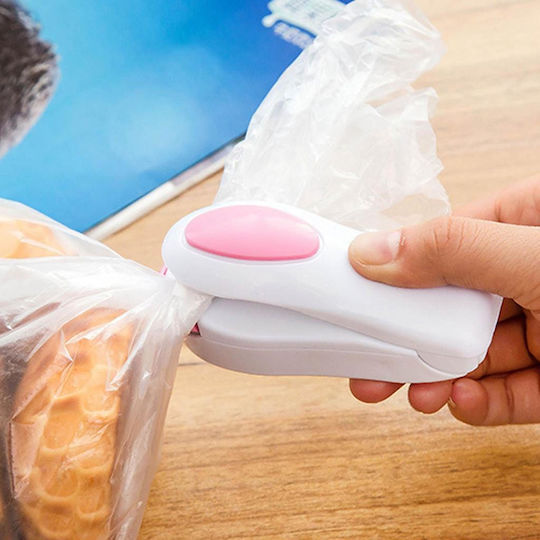 Dispozitiv de sigilare pentru pungi de alimente 10x4x5cm Alb