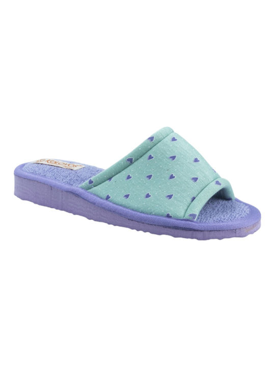 Kolovos Winter Women's Slippers in Purple color