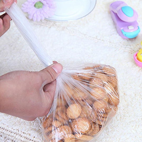 Dispozitiv de sigilare pentru pungi de alimente 10x4x5cm Albastru