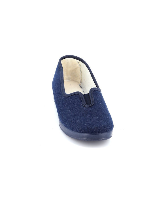 Chapines Winter Women's Slippers in Blue color