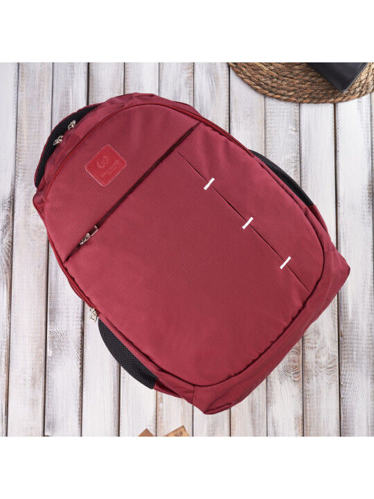 Paolo Peruzzi Tasche Rucksack für Laptop 14" MacBook Pro 14-Zoll M2 2023/M1 2021 in Rot Farbe T-102-RD