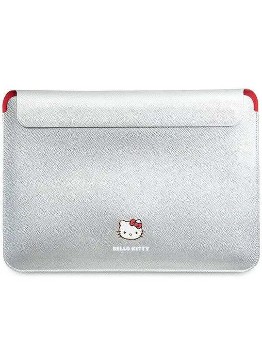 Hello Kitty Tasche für Laptop 14" MacBook Pro 14-Zoll M2 2023/M1 2021 in Silber Farbe HKCS14PGHDLMS