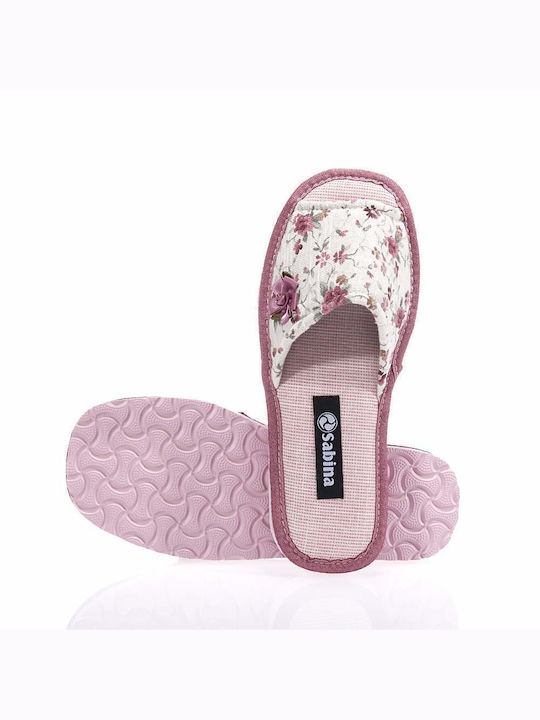 Sabina Winter Women's Slippers in Pink color