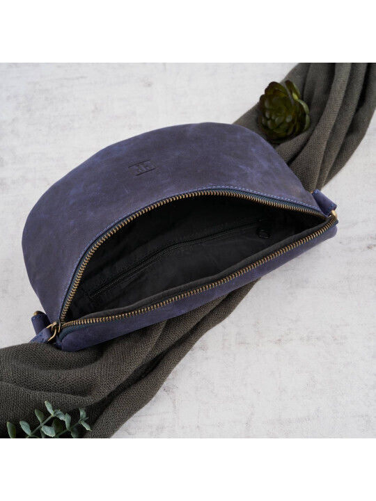 Magazin online pentru femei Piele Bum Bag pentru Talie Albastru marin