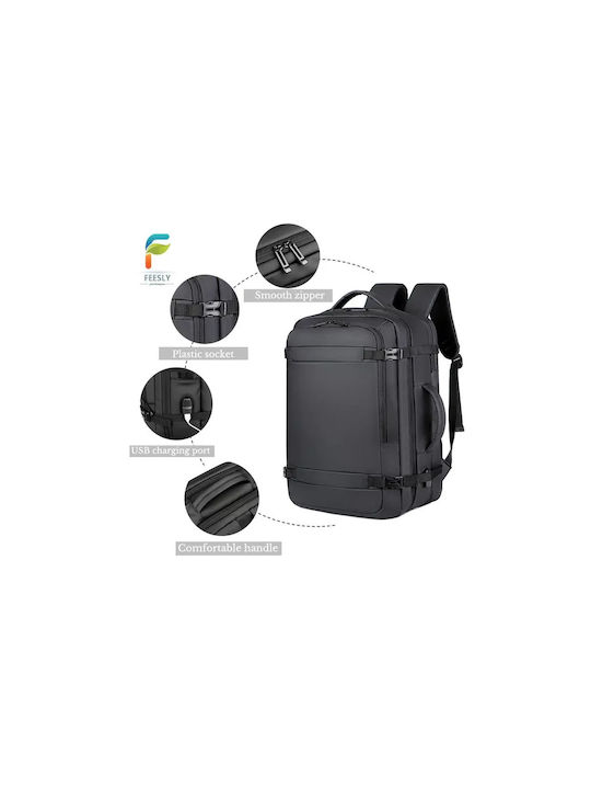 MeiNaili Rucksack Wasserdicht Schwarz