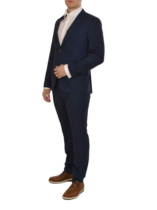 Bizzaro Men's Summer Suit Dark blue