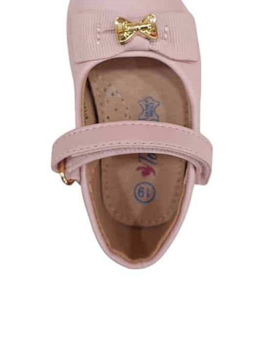 TOYITI Kids Anatomic Ballerinas with Hoop & Loop Closure Pink