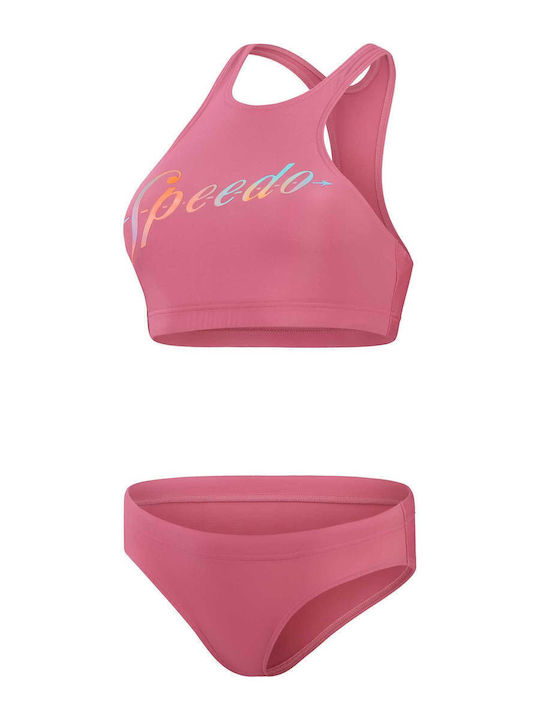 Αθλητικό Set Bikini Μπουστάκι Ροζ