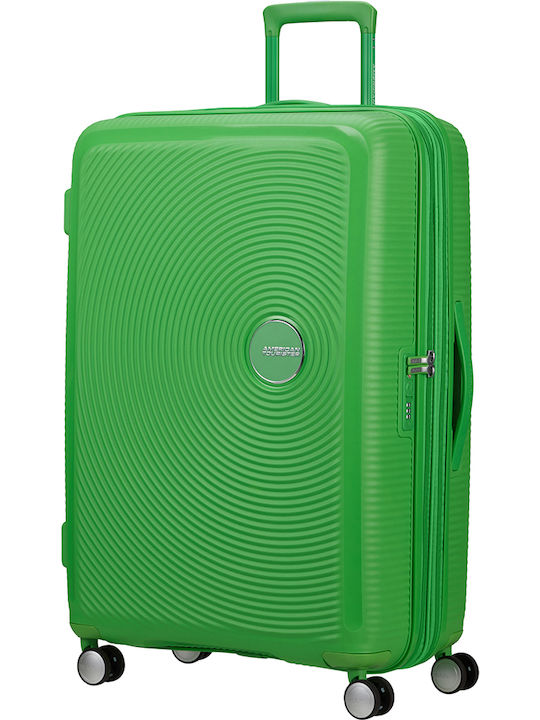 American Tourister Soundbox Spinner Exp Große Hart Reisekoffer Grasgrün mit 4 Rädern Höhe 77cm