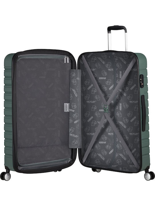 American Tourister Spinner Exp Μεγάλη Βαλίτσα Ταξιδίου Σκληρή Dark Forest με 4 Ρόδες Ύψους 78εκ.