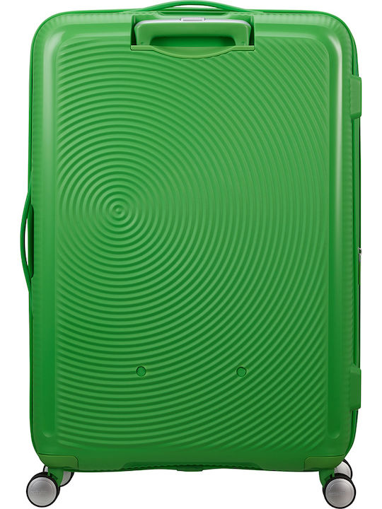 American Tourister Soundbox Spinner Exp Große Hart Reisekoffer Grasgrün mit 4 Rädern Höhe 77cm