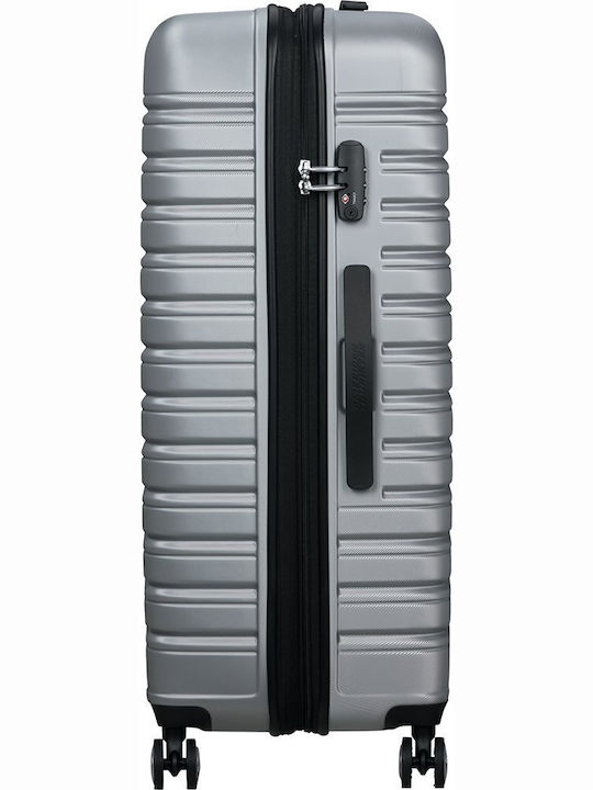 American Tourister Spinner Exp Große Hartreisekoffer Sky Silver mit 4 Rädern Höhe 78cm