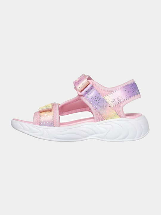 Skechers Kids' Sandals with Velcro & Lights Multicolour