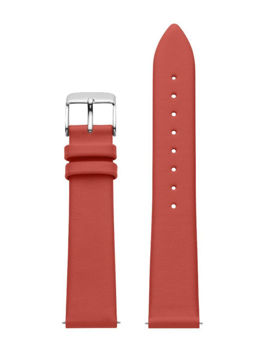 WATX & CO Δερμάτινο Λουράκι Κίτρινο 38mm