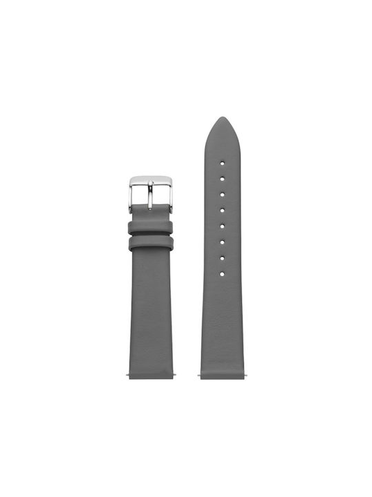 WATX & CO Lederriemen Gray 38mm