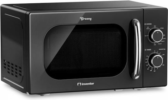 Inventor Groovy Microwave Oven with Grill 20lt Black