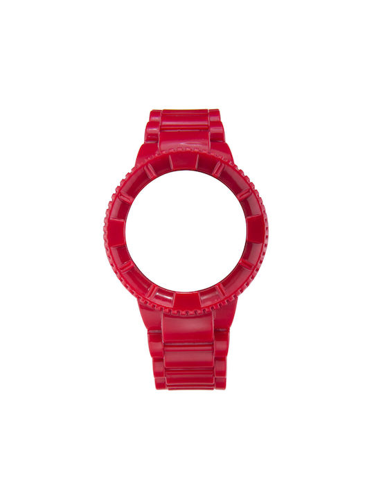 WATX & CO COWA1023 Rubber Strap Red 43mm