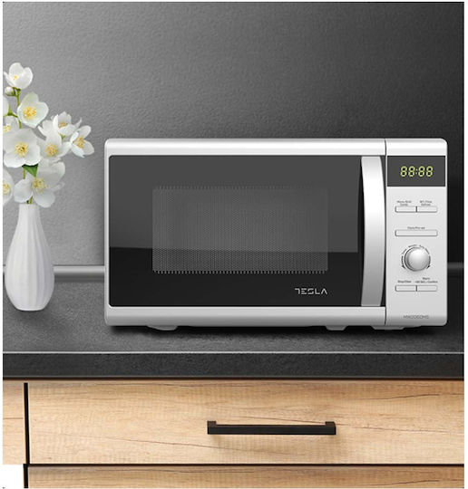 Tesla Microwave Oven with Grill 20lt Inox