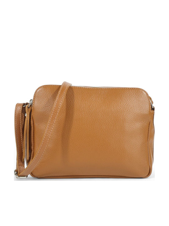 Leather Women's Bag Shoulder Tabac Brown