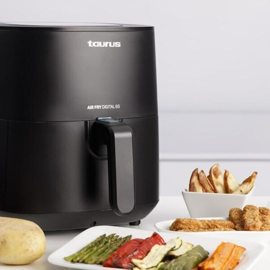 Taurus Fry Air Fryer 5.5lt Μαύρο