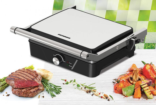 Heinner Sandwich Maker for 2 Sandwiches 2000W Inox