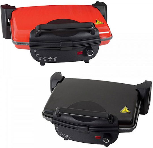 Telemax T20-92 Sandwich Maker Grill with Removable Plates 1800W Red